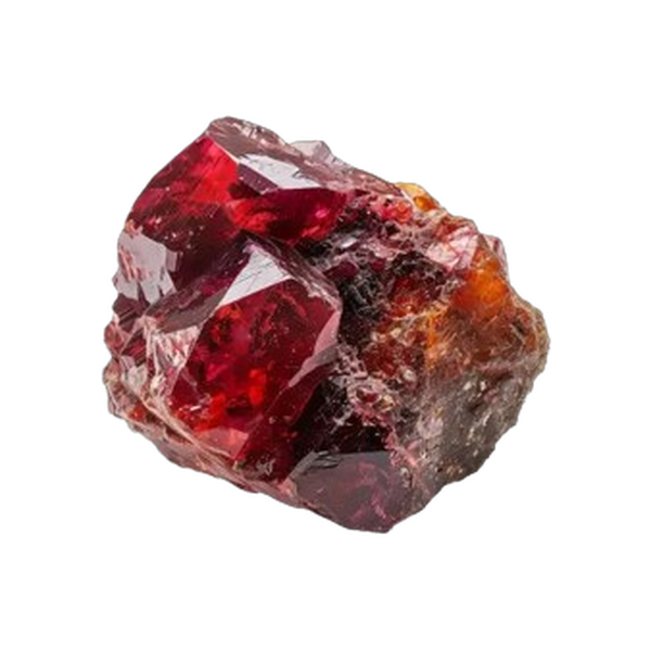 Garnet rough crystal