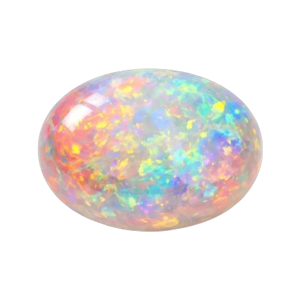 Opal, cut and polished