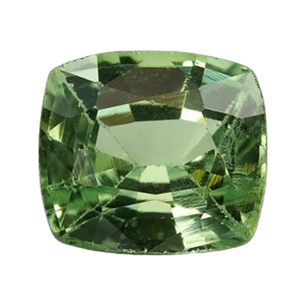 Tsavorite, cut and polished